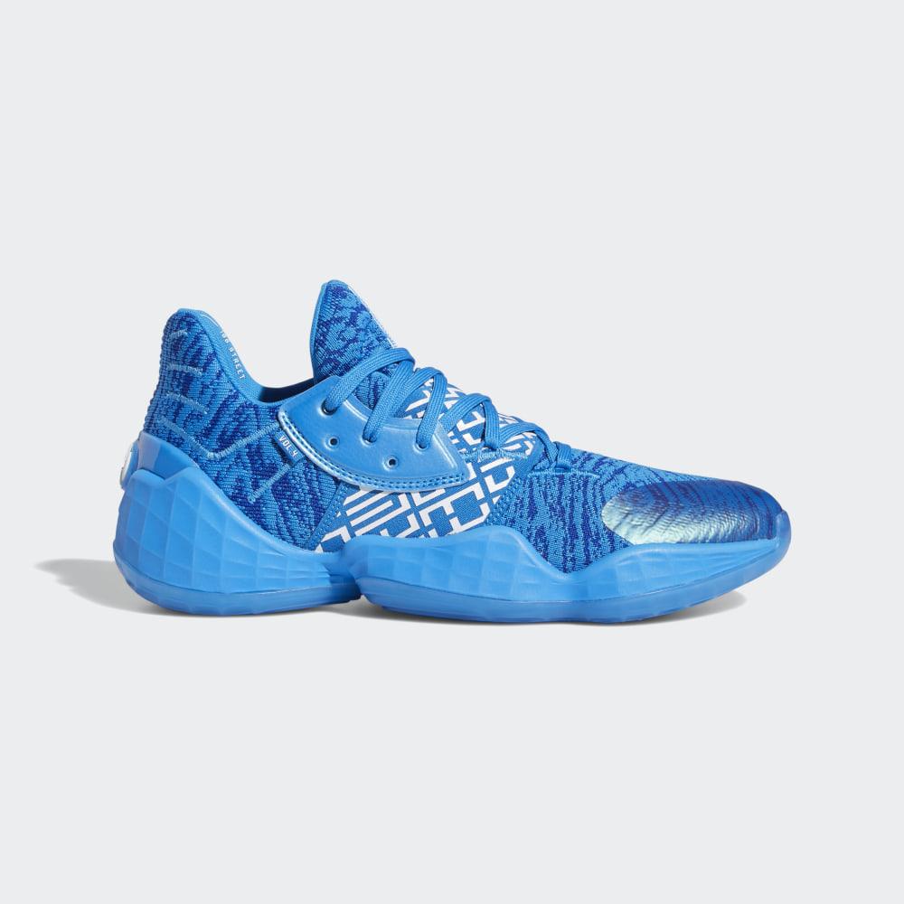 Adidas Men's Harden Vol. 4 Basketball Shoes Royal/White/Light Blue Ireland EH2408